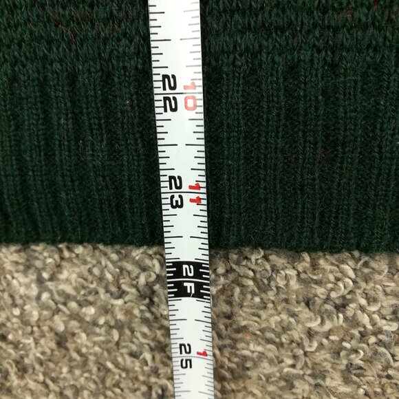 Vintage Ski Sweater Palmett Norwegian Wool Geometric Unisex Small 1960s 70s - Picture 7 of 8